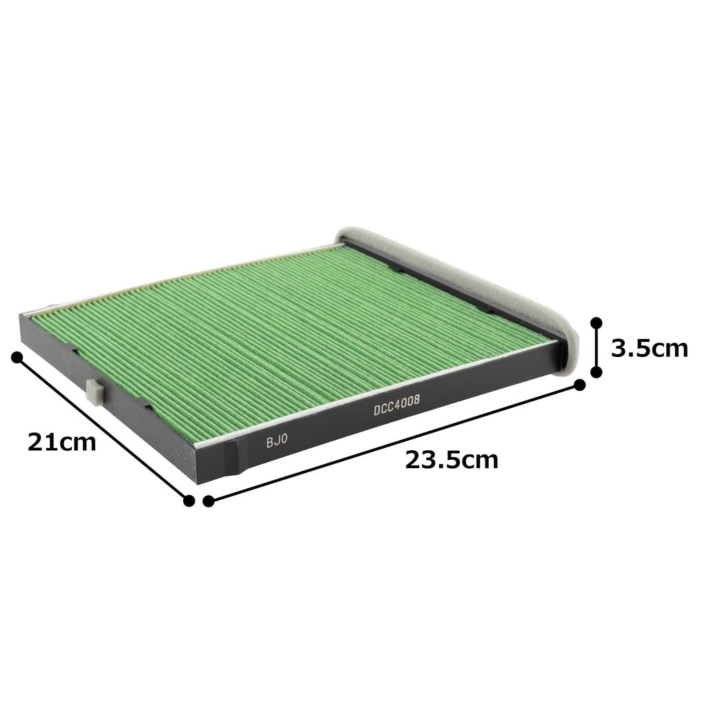 DENSO Car Air Conditioner Clean Air Filter DCC4008 High Dust Compatibility Confirmation Filter, (014535-3080), Removal, PM2.5 Protection,