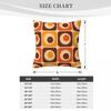 70er Retro Vintage Stil Geometrisches Muster 3 Kissen Kissenbezüge Kissenbezüge Dekorative Kissenhülle Kissenbezug
