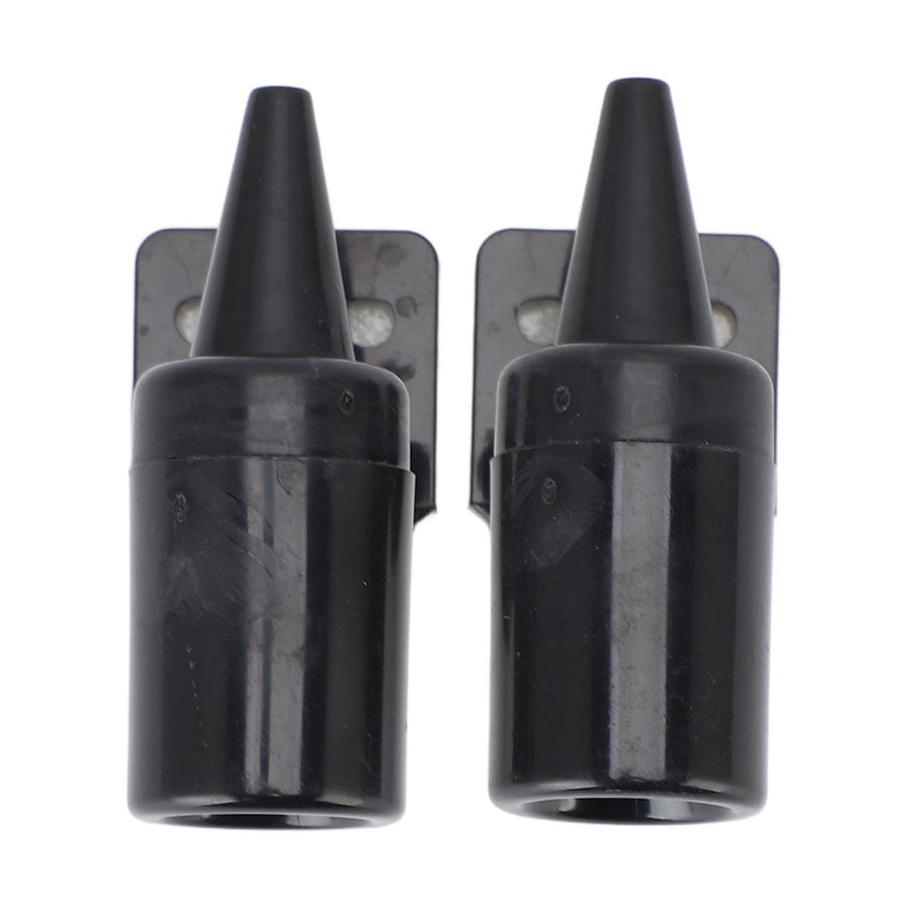 1 Paire Sifflet à Cerf Dispositif d'Avertissement Cerf pour Voitures Camions Véhicules Motos Noir