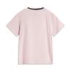 Li-Ning Color Block Letter Round Neck Comfortable Breathable Versatile Short Sleeve T-Shirt Women Tops Light-Pink AHSV294-3