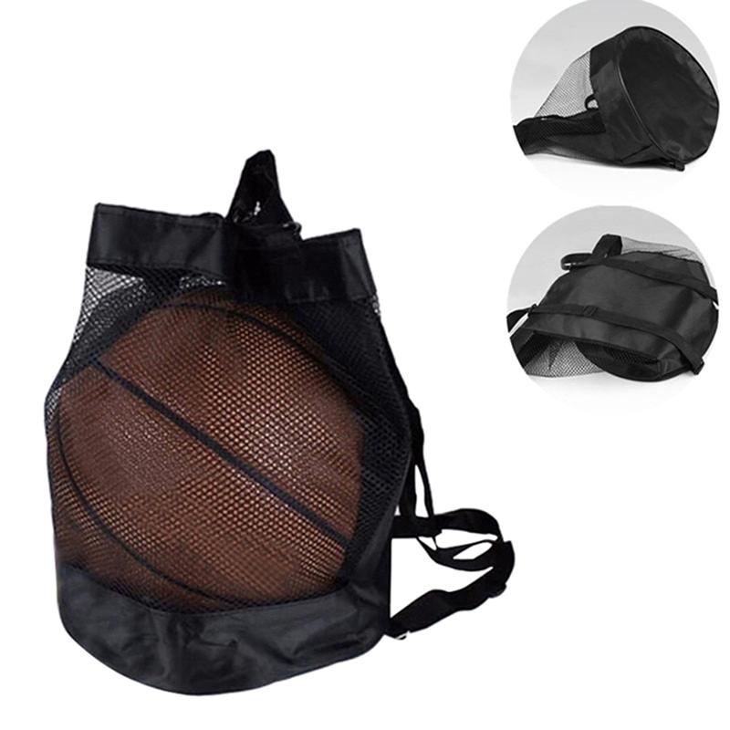 Sport Basketball Backpack Shoulder Bag Basketball Net Bag Volleyball Football