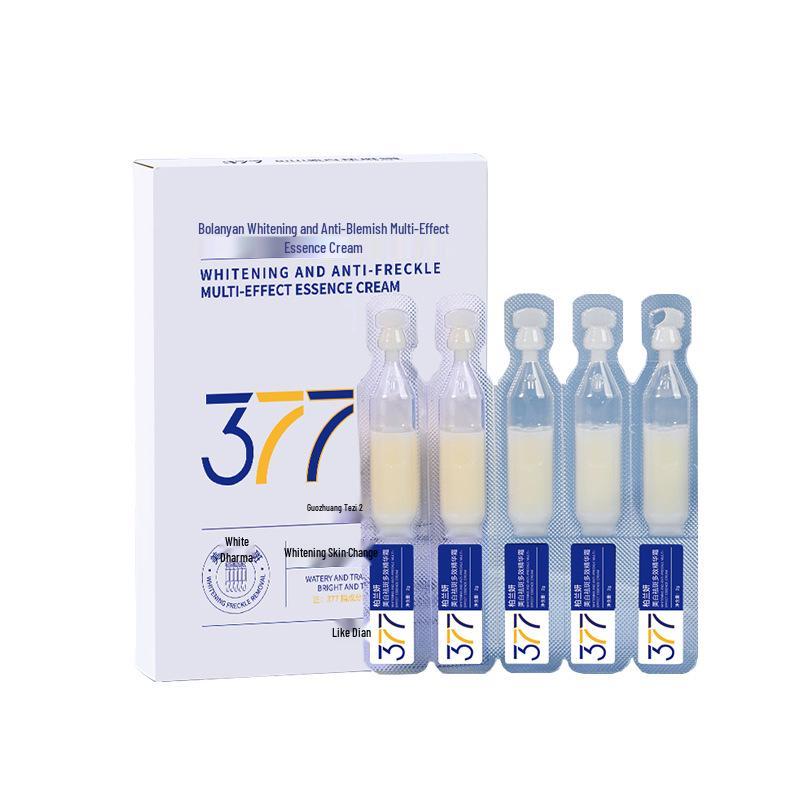 Crème Anti-Taches Blancheur et Hydratante 377 - Soin Visage Hydratant, Non Gras, Non Irritant pour l'Élimination des Taches de Rousseur.