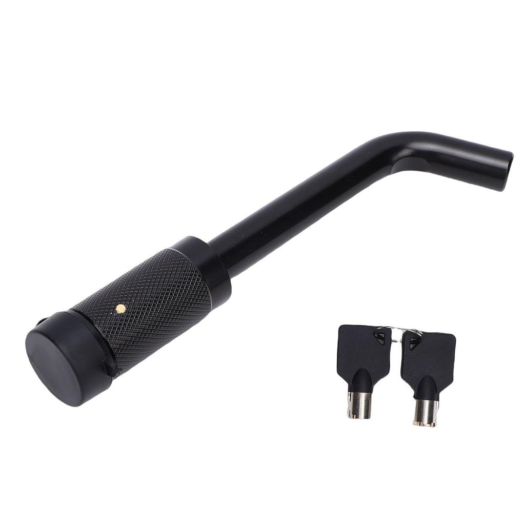 Trailer Hitch Receiver Lock Diameter 5 8 Inch Bent Pin Anti Theft Carbon Steel Hitch Pin Lock for 2 Inch and 2 1 2 Inch