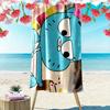 Nicole Watterson Print Beach Towel, Large Soft Quick Dry Towel for Beach Camping Swimming