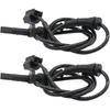 2Pcs Front Left and Right Abs Wheel Speed Sensor Compatible with Nissan Murano 479105Aa0A Als2790 15 16 17 18 19 20 21 22 2015 2016 2017 2018 2019
