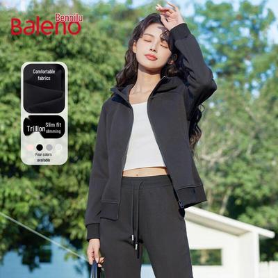 Baleno Women's Hooded Full-Zip Sweatshirt Jacket