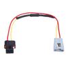 Alternator Conversion Wire Flexible Alternator Conversion Plug Harness with Resistor Replacement For CS121 CS130 CS144