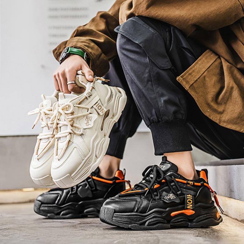 Spring Trend Mens Platform Sneakers Brand Hot Sale Man Breathable Running Shoes Tenis Luxury Trainer Race Shoes Fashion Men Shoe