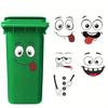 Easy Peelable Stick Smiling Face Stickers 4PCS Premium Decals For Electronics Game Controllers Phone Backs Easy Removal