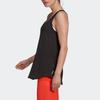 Adidas Karlie Kloss Back Logo Print Round Neck Sleeveless Sports Tank Top Women Tops Black GH8226