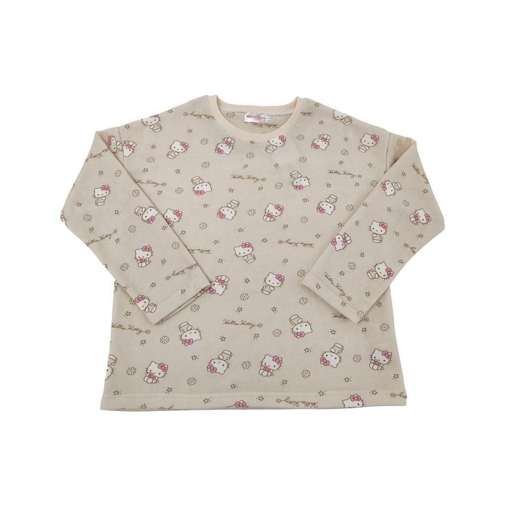 Pajama set SANRIO Hello Kitty Kuromi pajamas Roomwear top and bottom set Kitty [TAKIHYO] Women's Fleece-lined