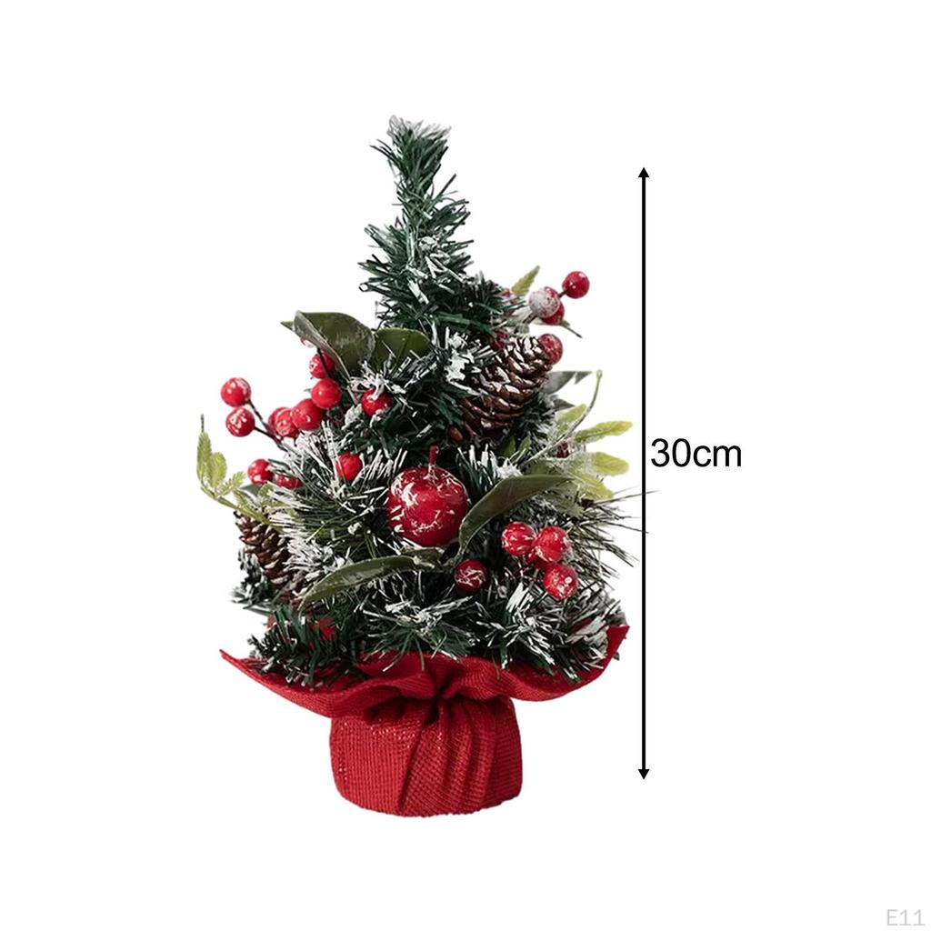 Artificial Christmas Tree Xmas Gifts DIY Desktop Decorations for Dining Table