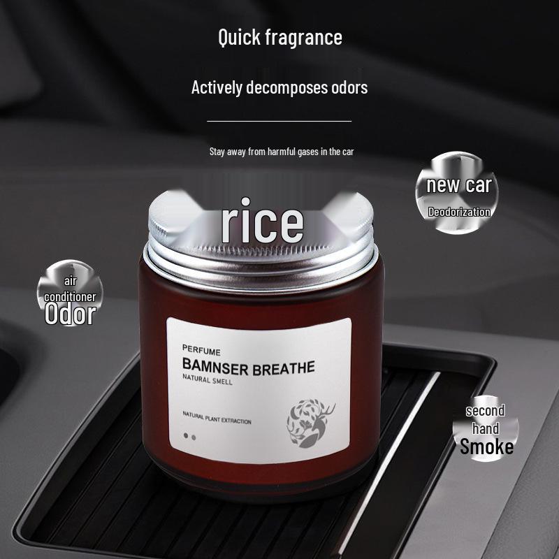High-End Car Air Freshener Solid Balm: Perfume Ornament and Odor Eliminator