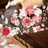 Red Berries and Floral Masking Flower Washi Tape PET Stickers