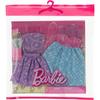 Barbie Barbie Fashion 2 Pack Pastel Color Dress and Setup Dress Up Doll/house Doll Clothes & Accessories Set From 3 Years Old Purple HRH44