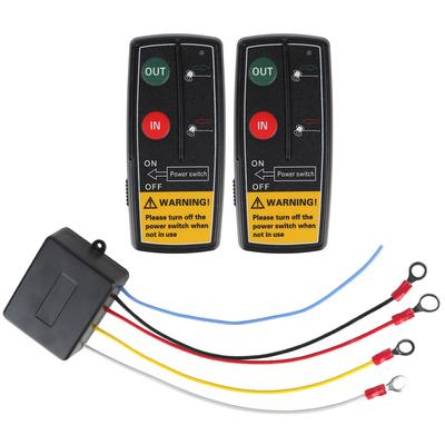 Wireless Universal Winch Remote Control System For Recovery Tow Truck Handset Switch Controller For Jeep Off-road ATV Vehicle Accessories 12V 24V