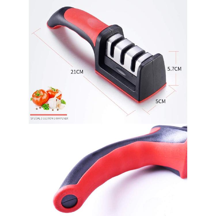 Sharpener Diamond Tungsten Steel, Ceramic Knives Sharpener, Make Stainless Steel Kitchen Knives, Scissors Sharper, Suitable for Professional Chef or