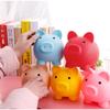 Pig Shape Money Box Reusable Storage Bottl Cartoon Coin Tray Storage Case for Children