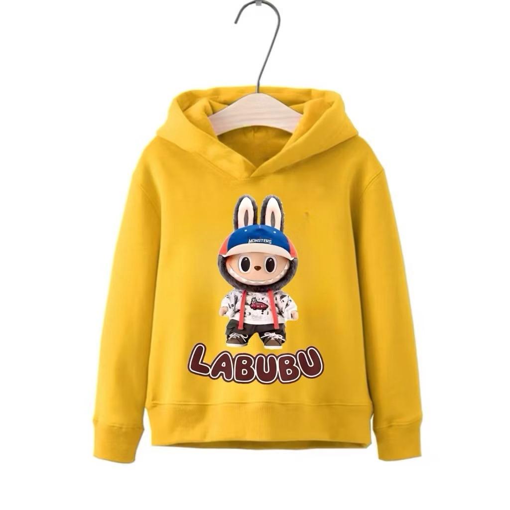 Labubu printed new design hoodie without zipper casual fashion children's clothing top