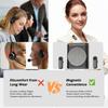 Rechargeable Wireless Microphone with Magnetic Lavalier Bluetooth Speaker  Meetings