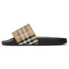 Check Print Slides Archive Beige Women's 80242321