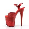20Cm glitter sequin design hate sky high sandals waterproof table open-toed high heels shoes