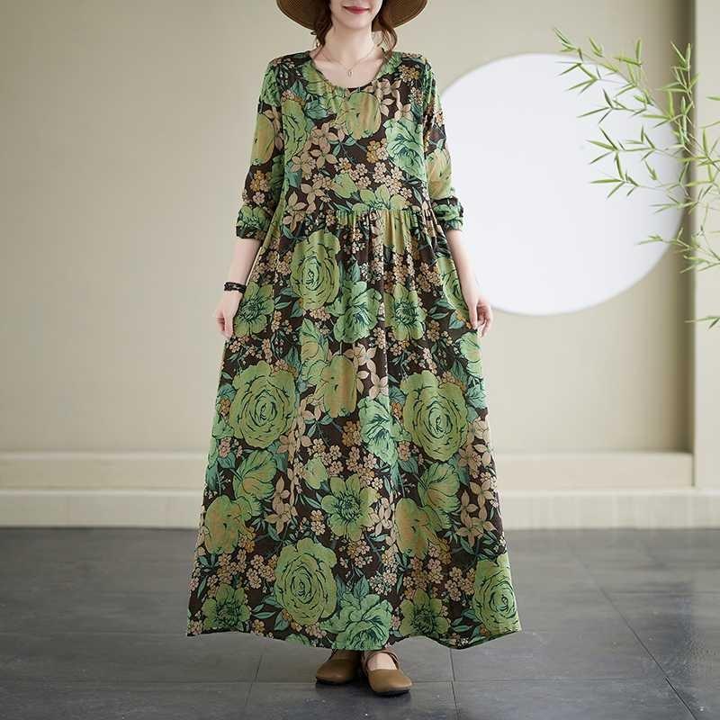 New Floral Resort Style Vintage Dresses