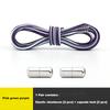 Colourful  No Tie Shoe laces Round Shoelaces for Sneakers Elastic Laces without ties Kids Adult Quick Shoe lace Rubber Bands