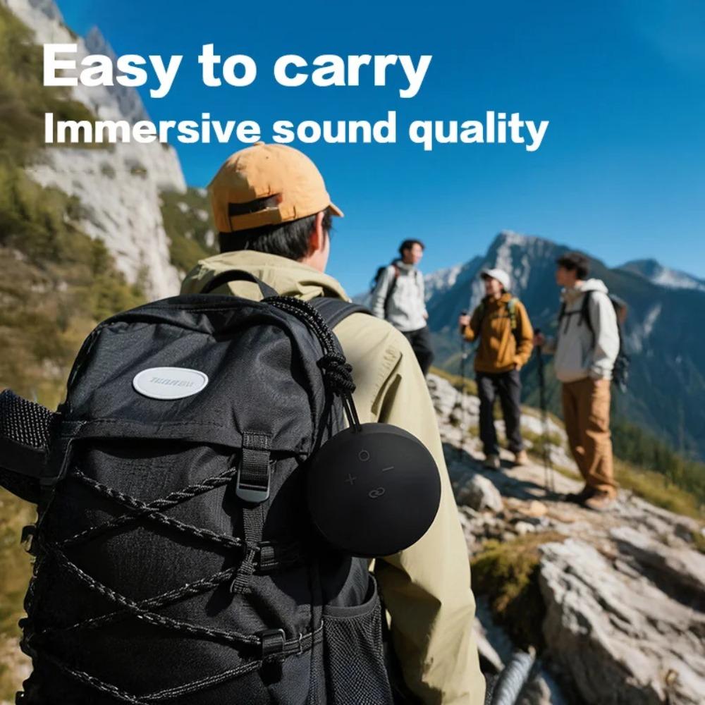 Wireless Bluetooth Speaker with 360° Surround Sound IPX4 Waterproof Speaker RGB Lights Portable Subwoofer for Party Travel