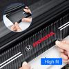 Carbon Fiber Car Door Threshold Sticker Auto Trunk Protective Strip For Honda Civic Fit Jazz Accord Pilot CRV BRV HRV