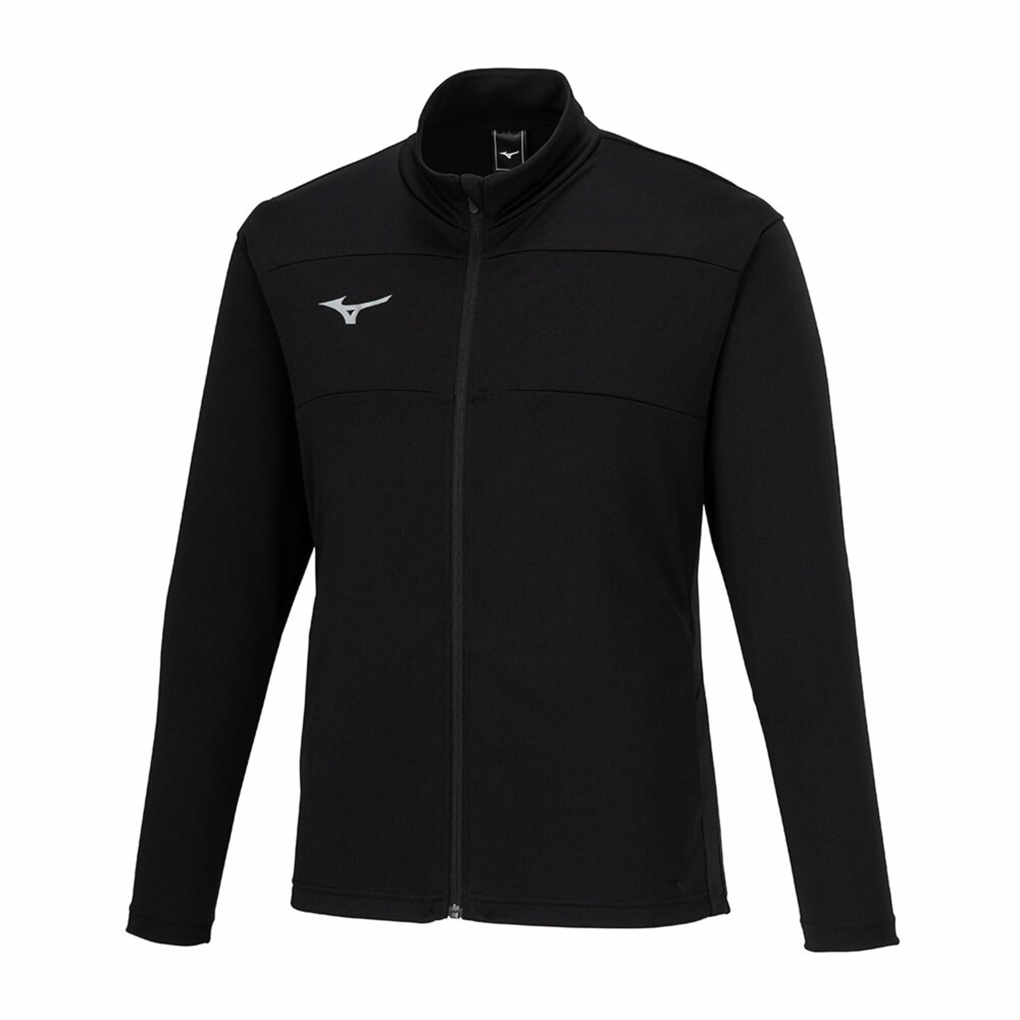 

Soccer Warm-Up Shirt Jacket Jersey, Moisture-Wicking, Quick-Drying, Slim Fit, Unisex, Black, Size L (P2MCB090)