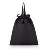Angel Smile Royal School Jewel Portable Slippers Shoe Bag Set Jewel Chiffon RSSL2023002 Large & (Black Flower)
