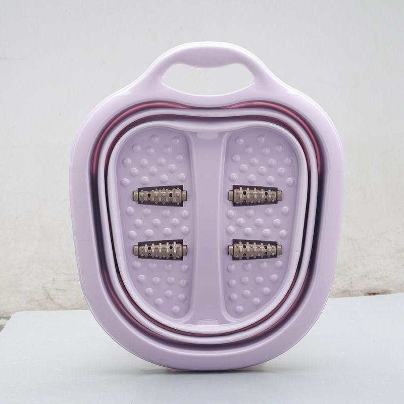 Voetbademmer Opvouwbaar Bekken Plastic Massage-emmer Huishoudelijke Sauna Pedicurebad Opvouwbare Emmer