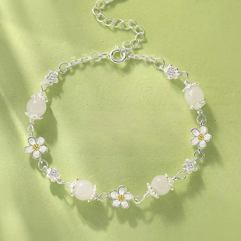 Girls light luxury niche jasmine bracelet exquisite birthday Valentine's Day gift for girlfriend