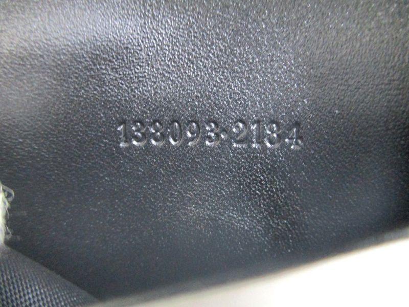 Authentic GUCCI GG Imprimee Black Leather 6 Pics Key Cases #a163  Open Box