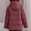 Plus Size XL-5XL Middle Age Women's Winter Jackets Hooded Elegant Loose Thick Warm Embroidery Parkas Female Coats