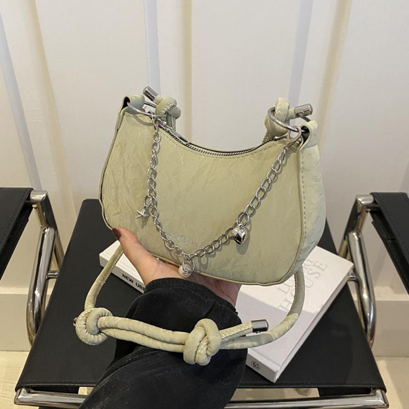 Fashion Women Shoulder Bag Armpit Bag Luxury Design Solid Color Messenger Bag Purse Crossbody Hobos Handbags ARI