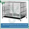 Foldable Thickened Stainless Steel Dog Kennel & Crate