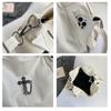 Retro locomotive wind large capacity shoulder armpit bag