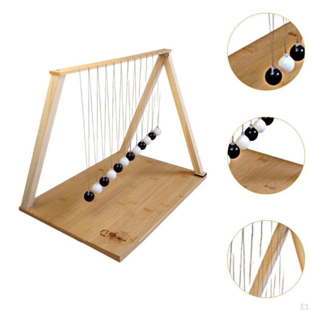 Newtons Cradle Balance Balls Ball Classic Funny with Base Energy Conservation Single