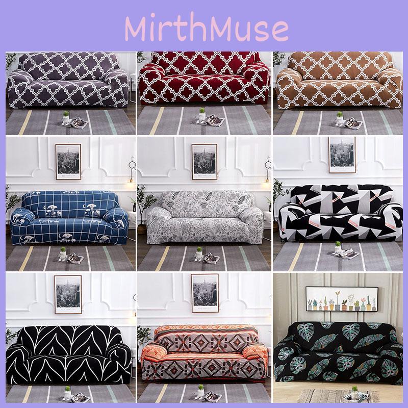 Stilvoller und strapazierfähiger elastischer Überwurf für 1/2/3/4-Sitzer-Sofas in Schwarz und Rot