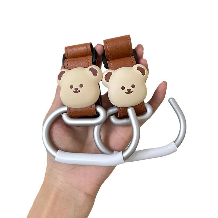 Korean Style High-Capacity Baby Stroller Hook - Strong Adhesive & Practical Design