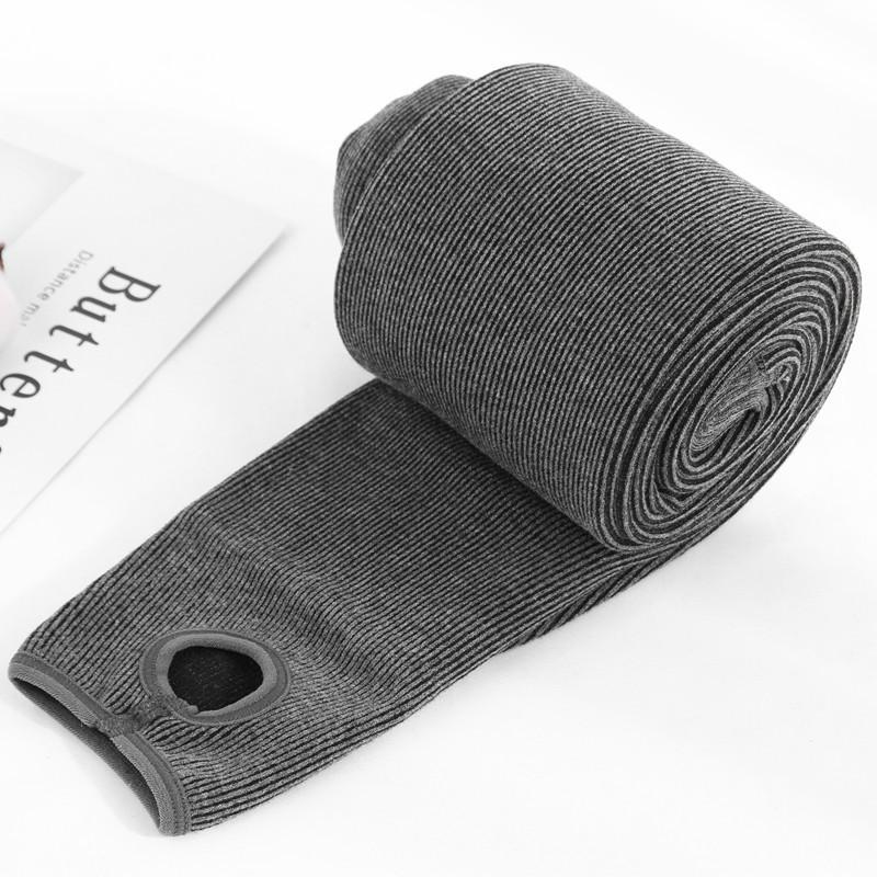 Winter Velvet Thickened Cotton Vertical Strip Leggings Women's Outer Wear Threaded Vertical Strip High Waist Thermal Pants Integrated Pants