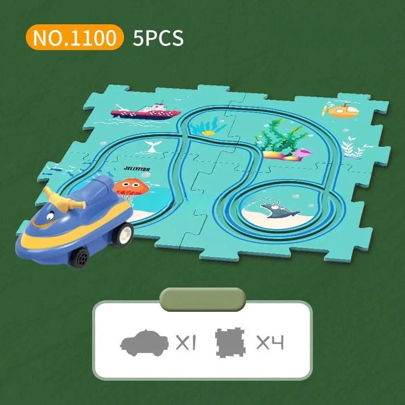 

Smart Electric Assembly Track Racing Car Educational Toy 5pcs дубильная кора