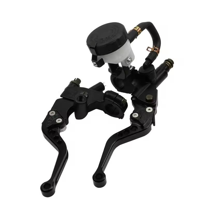 Motorcycle modification brake pump motorcycle universal semi CNC six speed hydraulic brake чёрный