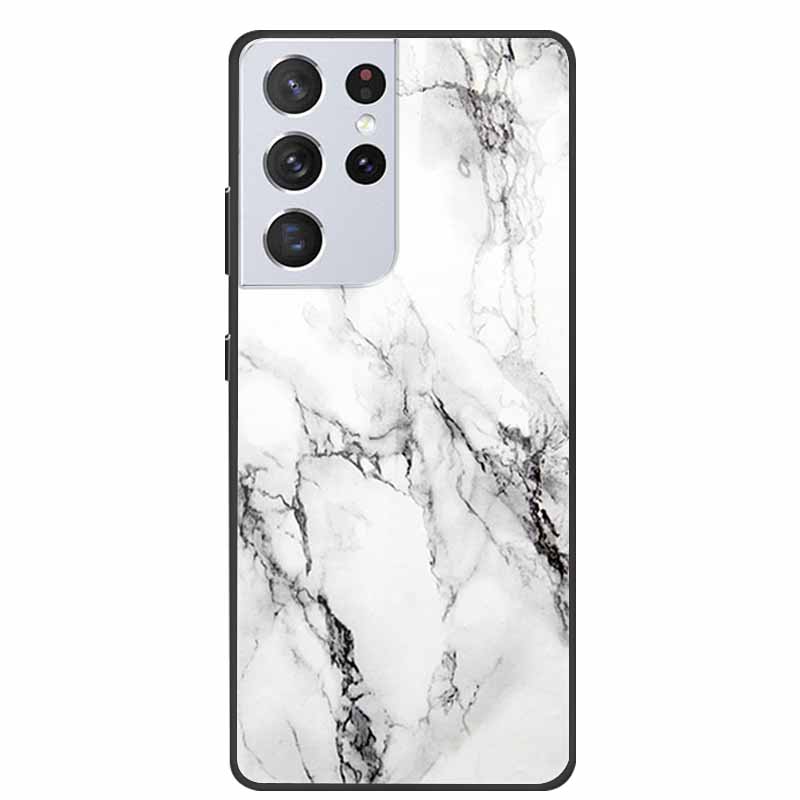 For Samsung Galaxy S25 Ultra Tempered Glass Case Back Cover Hard Phone Cases for SamsungS25 ULTRA 5G SM-S938B Protective Capa