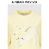 UR2026 Women's Casual Hand-Painted Pet Print T-Shirt
