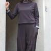 Shiz Madam Women Polo T shirT wiTh Double Ruffle pleaTs T57190