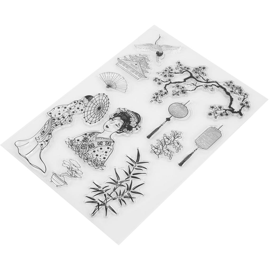 Clear Stamps Paste Repeatedly  Clear Imprint  Card Making Stamps for Envelope Greeting Card