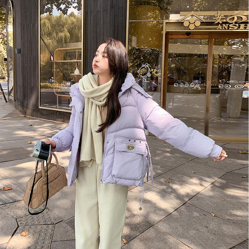 Korean Version of Loose Age-reducing Bread Clothes Women's 2025 Winter New Short Casual Plus-size Cotton Jacket Padded Jacket Jacket